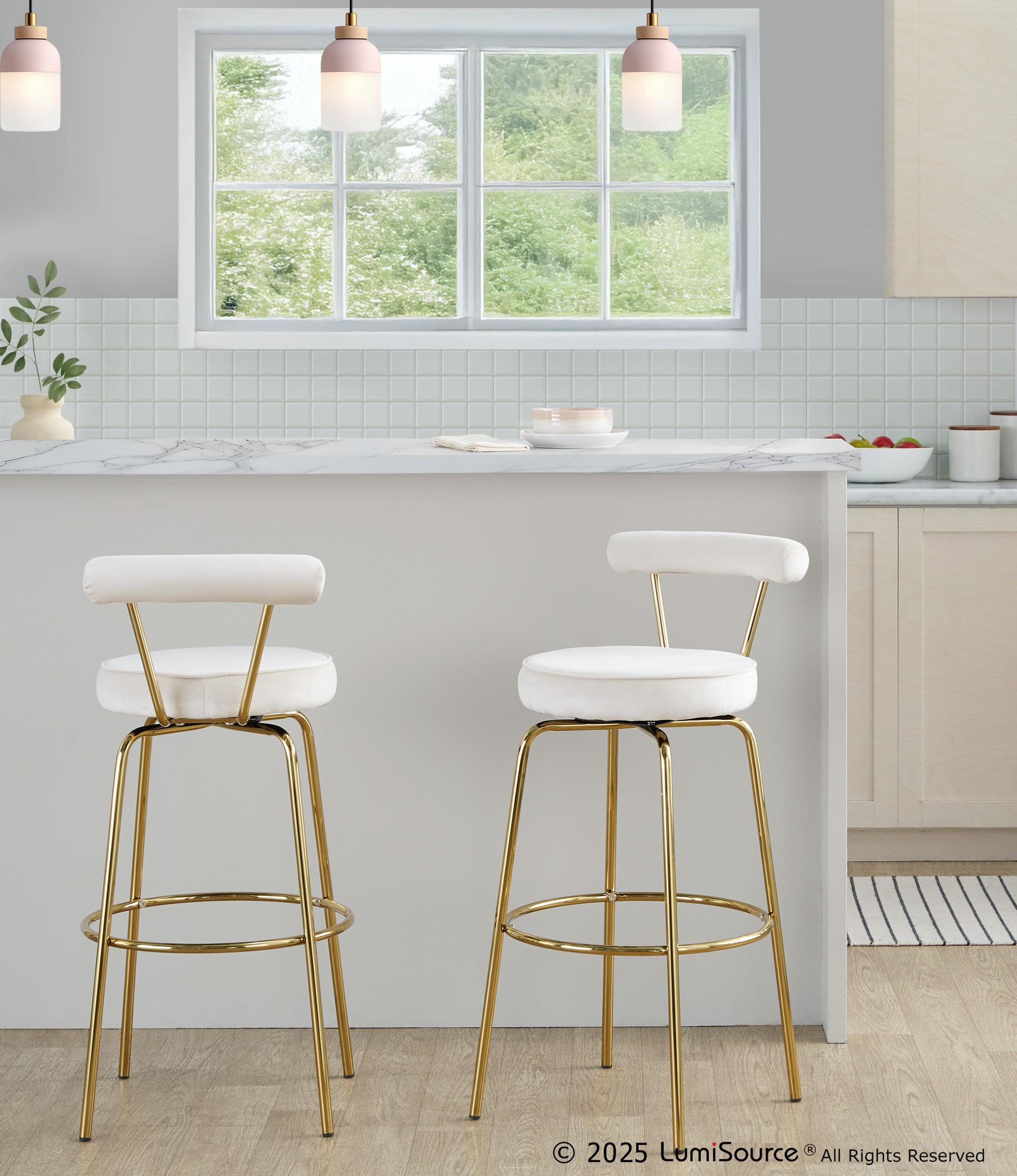 Rhonda 30" Fixed-height Barstool - Set Of 2